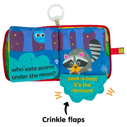 Lamaze Fun with Colors Soft Baby Book - High Contrast Baby Book with Crinkly Cloth Pages - Sensory Books for Babies Ages 6 Months and Up