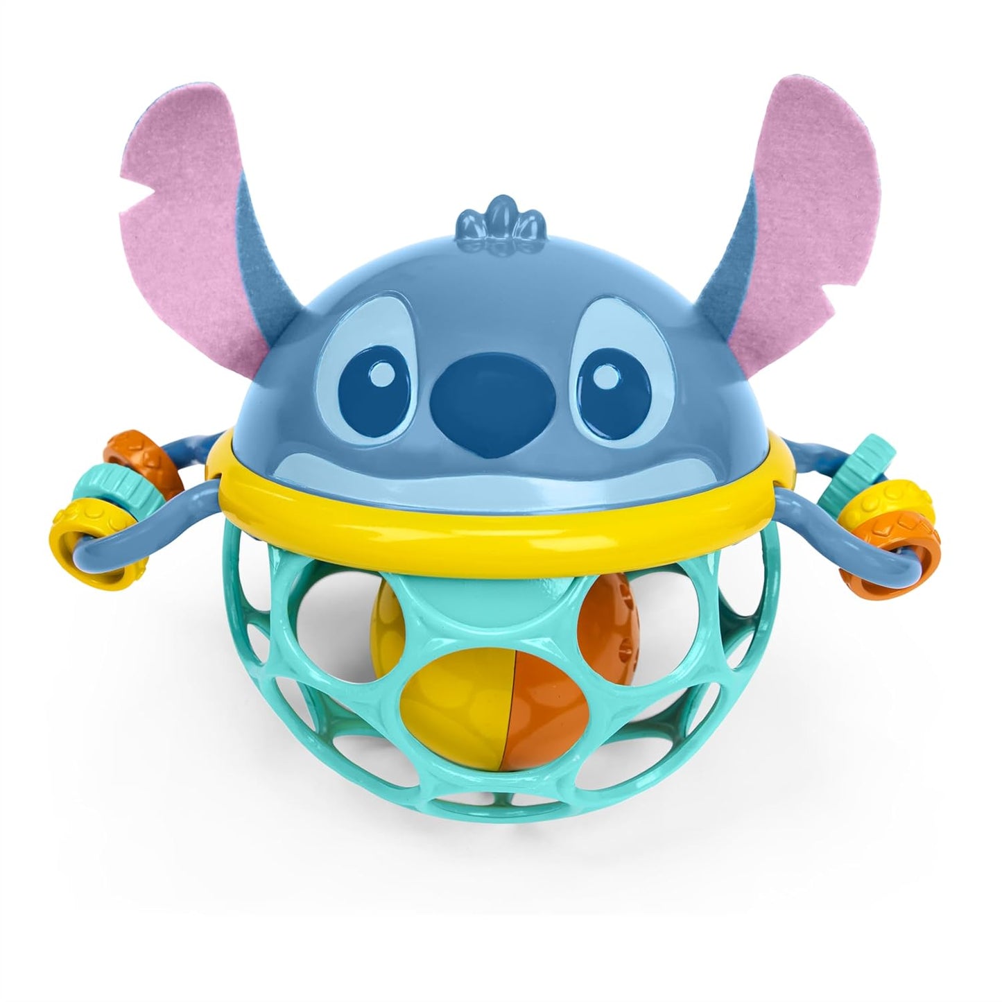 Bright Starts Oball Musical Toy, Jingle & Shake Pal, BPA-Free Easy-Grasp Baby Rattle Toy, Ages Newborn+