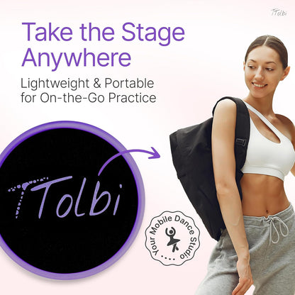 Premium Turning Boards for Dancers – Improve Spins, Technique & Balance, Ideal Turn Board for Ballet, Dancing & Figure Ice Skating, Portable Spin Disc for Dance & Spinner Disk Training Equipment