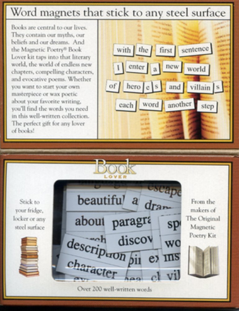 Book Lover: Magnetic Poetry Kit
