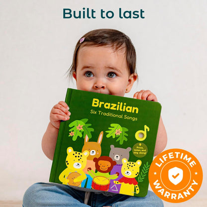 Cali's Books French Nursery Rhymes | New Rechargeable Sound Books | Sound Book for Toddlers 1-3 | Bilingual Books for 1 Year Old | | French Baby Book