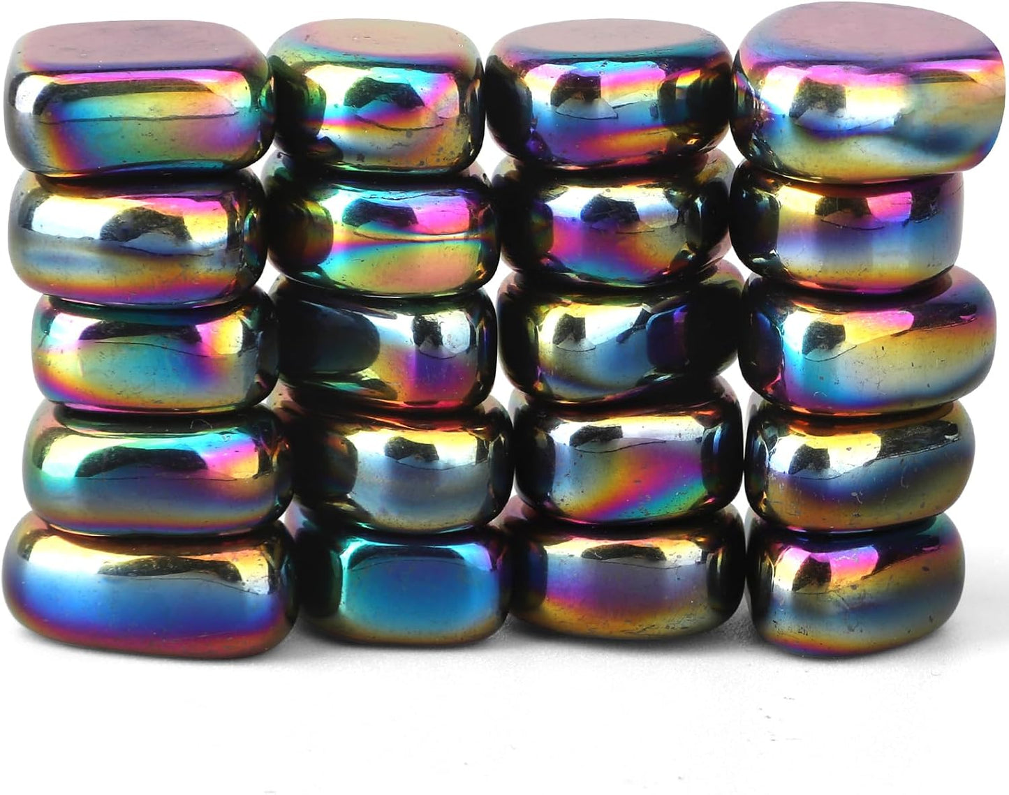 Cool Fidget Toy Fridge Magnets Rocks,Science Kit Magnet DIY Alphabet Number, Magnetic Hematite Stones Gift, Magnet Ferrite Putty Desk Toy for Adults(24PCS)
