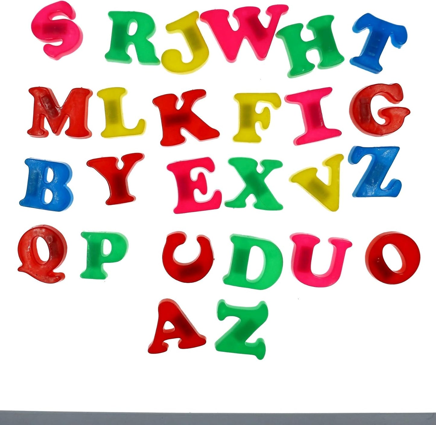 JA-RU Magnetic Letters Toy Set (1 Pack ABC Letters) Colorful Plastic Letters. Refrigerator Magnets for Kids & Toddler. Alphabet Learning, Spelling Words. Educational Preschool Toy. ABC-1405-1A