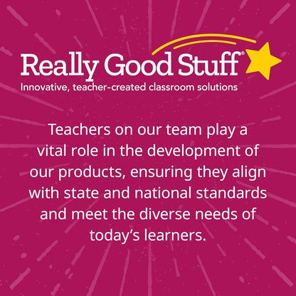 Really Good Stuff Color-Coded Magnetic Letters - 80 Lowercase Letters (Red Vowels, Blue Consonants)