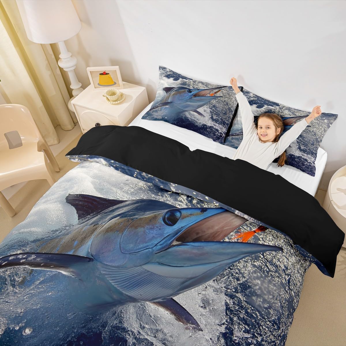 Laboratory Bedding Set Chemistry Lab Duvet Cover For Kids Teen Boys Girls Test Tube Microscope School Graffiti Comforter Cover Chemical Elements Science Theme Bedclothes 2Pcs Twin Size Gray