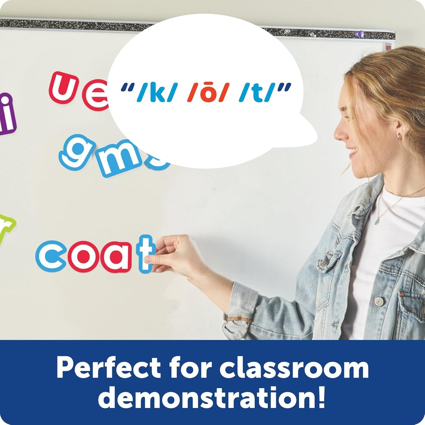 Learning Resources Phonics Magnets - Magnetic ABC, Alphabet Recognition for Preschoolers, Phonics and Spelling, Classroom, Teach Toddler Reading, Language Development, Educational Toy, Gifts for Kids