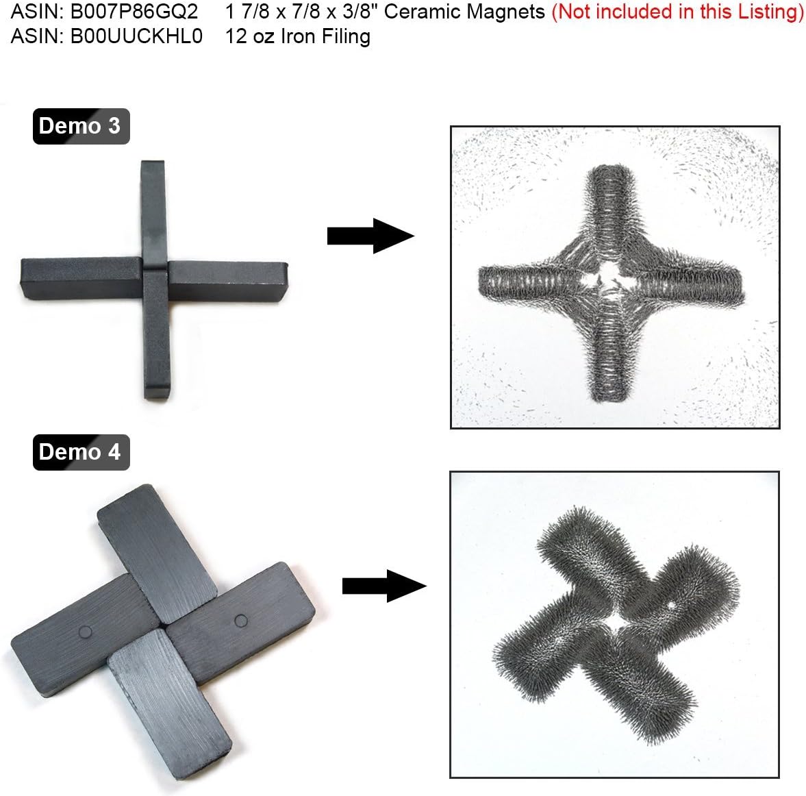 12 oz Fine Iron Filings Magnetic Iron Powder for Magnet Education and School Projects - Discover The World of Magnetics & See Magnetic Lines of This Unseen Force & More (One Pack)
