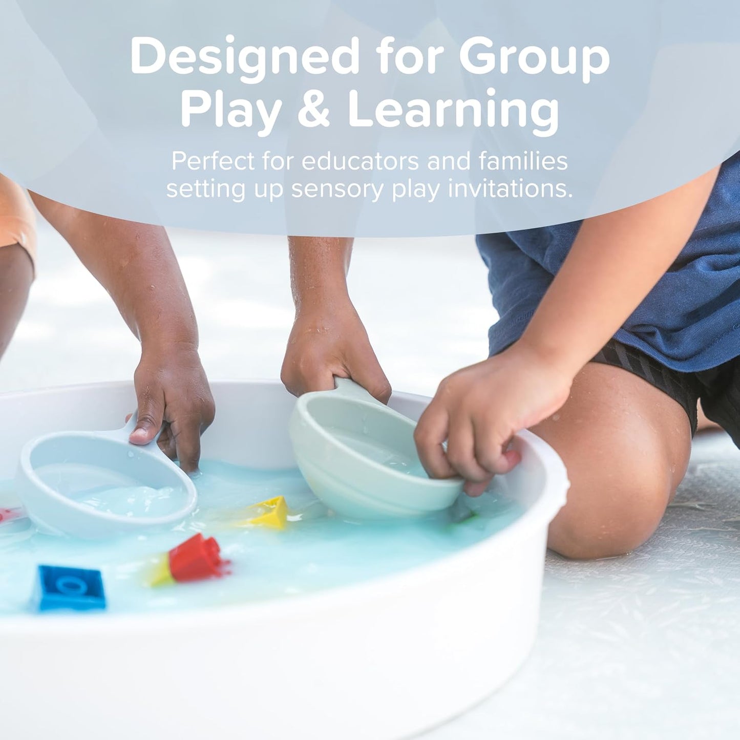 Inspire My Play Starter Bundle - Sensory Bin with Lid and Removable Storage Inserts