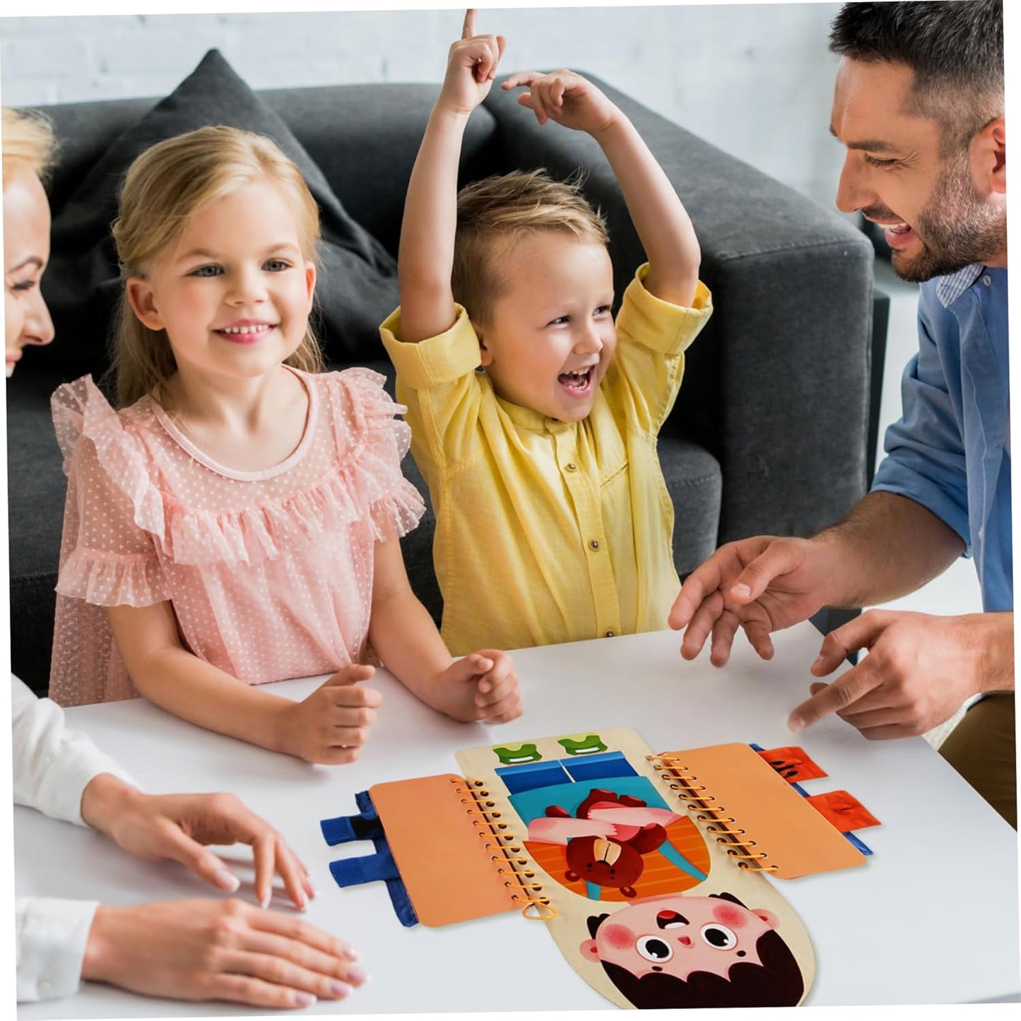Learn to Dress Boards, Educational Shoe Tying Practice for Kids Learn to Button, Buckle, Zip, Snap, Multilayered Montessori Toys for Preschool Toddler 3-8 Years Old, Girl