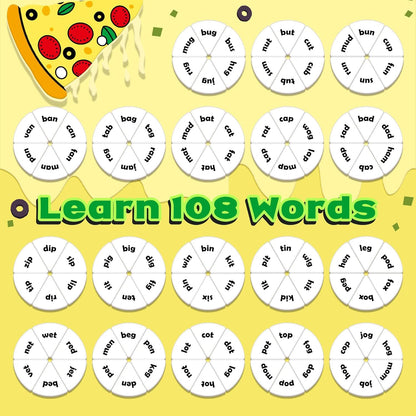 Blends & Digraphs Phonics Games for Kids, Learn to Read Phonics Flash Cards, Sight Words Word Games Spelling Reading Games, Speech Therapy Toys Kindergarten Preschool Learning Activities