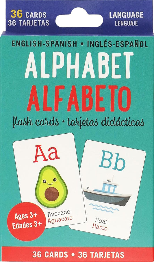 Bilingual Flash Cards - The Alphabet (English and Spanish Edition)