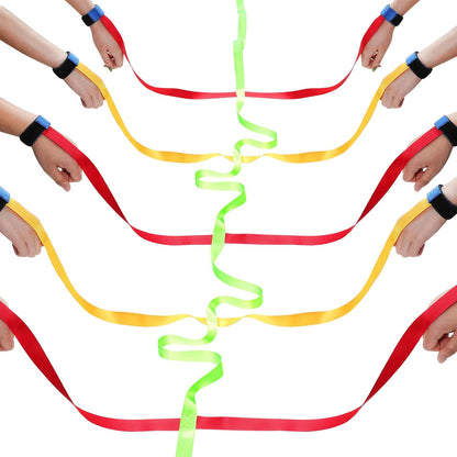Kajaia Children Safety Walking Rope with 14 Handles - Colorful Adjustable Outdoor Safety Rope for Preschool, Nursery, Daycare, Kindergarten, School Kids & Teachers