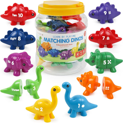 TSYAN Ice Cream Toy Set - Number & Shape Sorting Stacking Bucket for Toddlers - Educational Counting Color Recognition - Fine Motor Toys Math Learning Toys for Kids Ages 3+Year Old