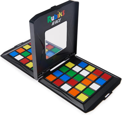 Rubik’s Cube, Rubik's Race, Ace Edition, Classic Fast-Paced Puzzle Strategy Sequence Board Game, Problem-Solving Brain Teaser, Color-Matching Game, 2 Players, for Adults, Teens, Kids Ages 7 & Up
