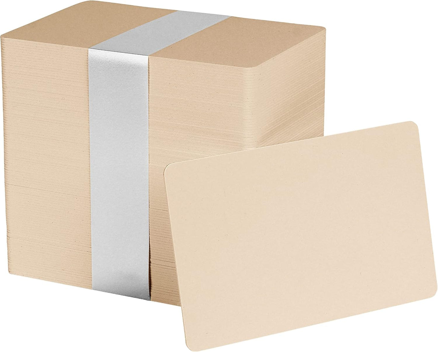 Pack of 100 Premium Yellow Gold CR80 PVC Cards | 30 mil by easyIDea
