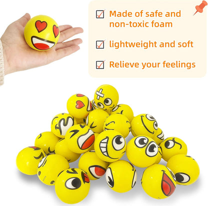 24 PCS Globe Squeeze Balls,2.5 Inch Foam Squeeze Balls for Kids,School,Classroom,Party Favors