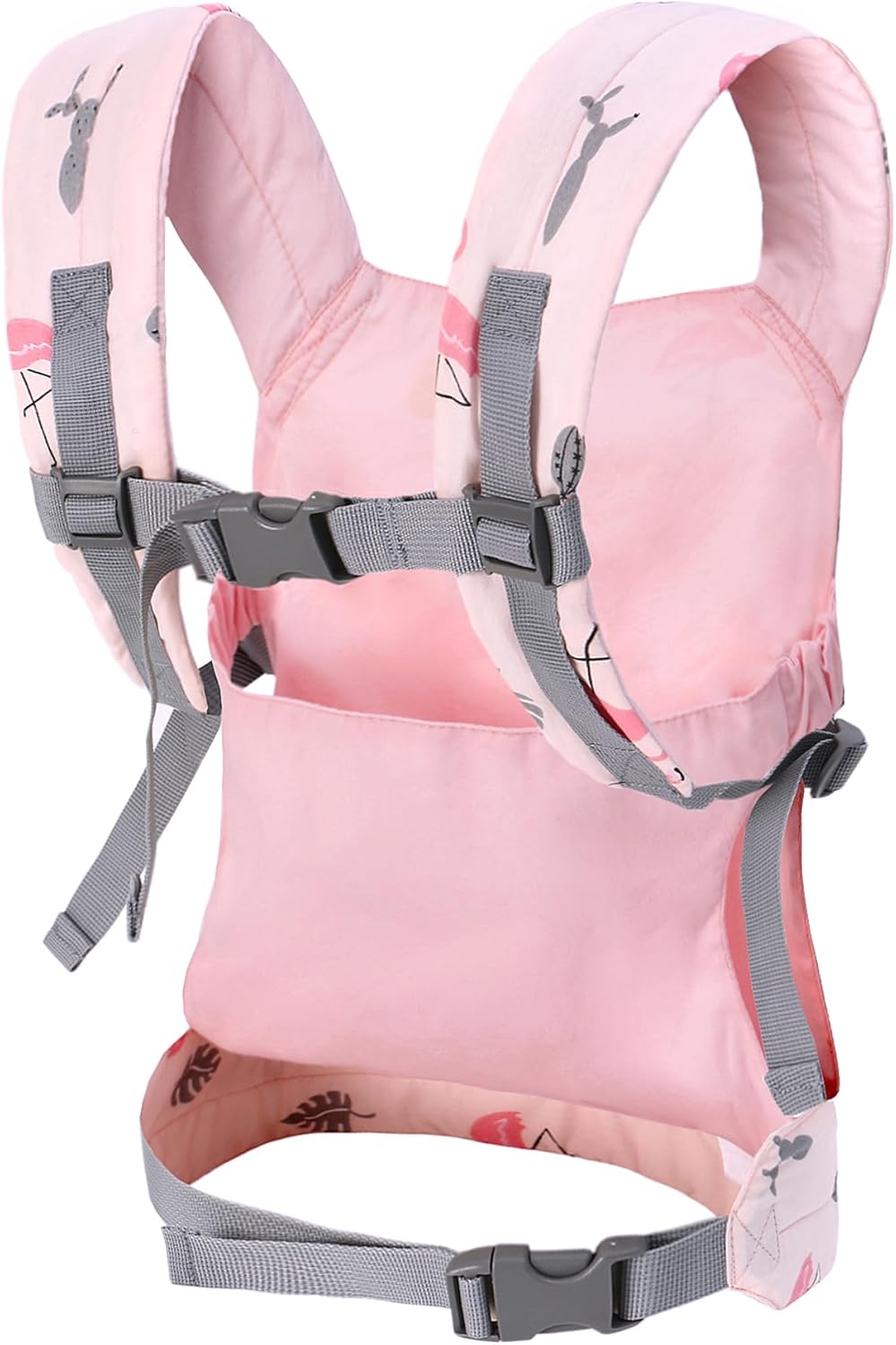 Miracle Baby Doll Carrier for Kids, Front and Back Baby Doll Accessories Backpack Kid Toddlers Play Toy Baby Carriers with Adjustable Straps for Little Girls
