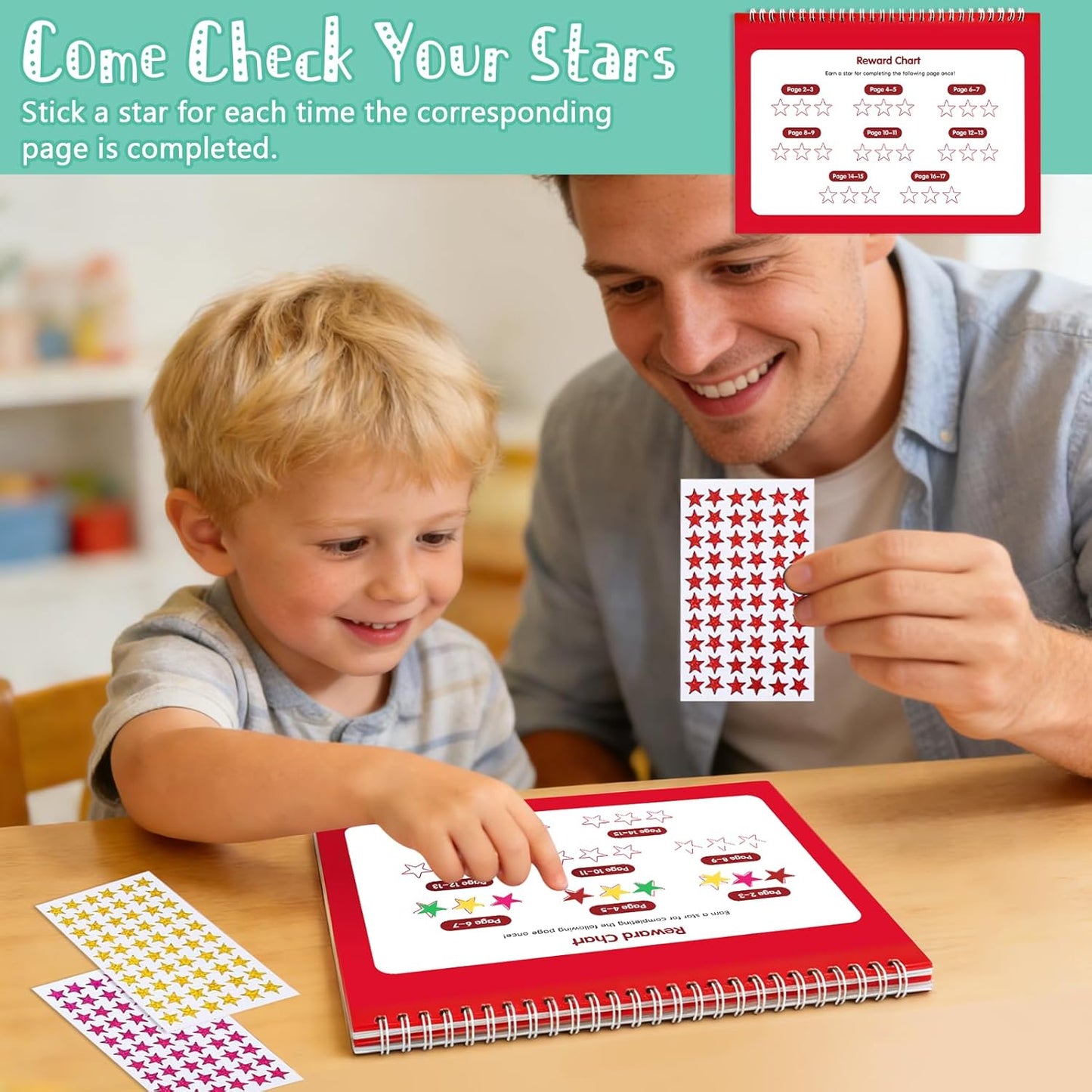 Magic Grooved Writing Practice for Kids Ages 3-8,Reusable Large Grooved Handwriting Practice Books, Writing Books for Kids 5-7 Preschool Learning Activitys for Tracing Letters & Numbers