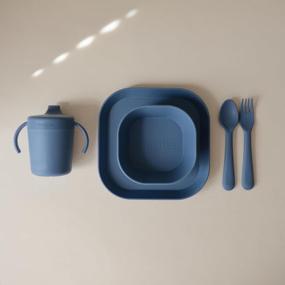mushie Dinnerware Cups For Kids | Made in Denmark, Set of 2 (Ivory) - Colors A