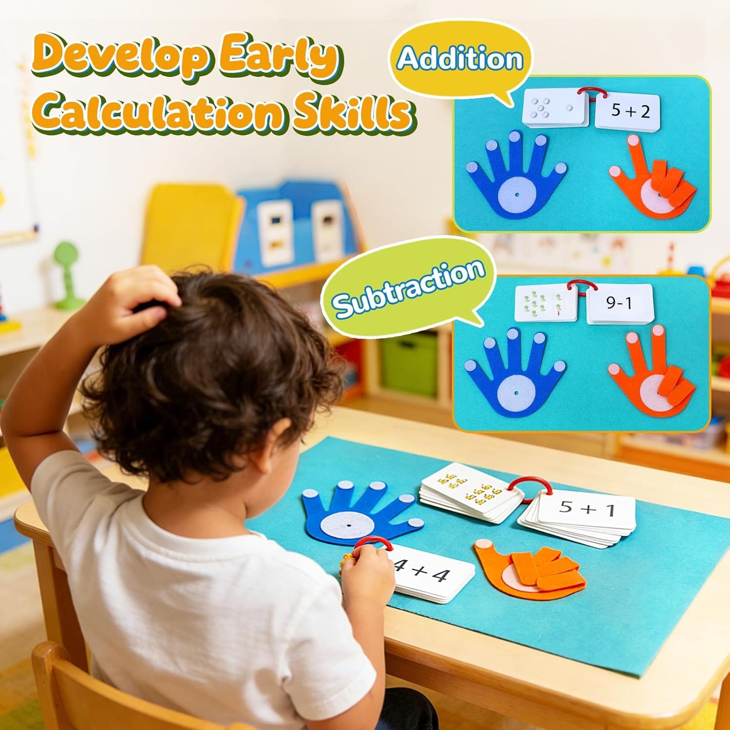 AOSITE 9-in-1 Montessori Toy Wooden Board for Toddlers Montessori Wooden Educational Toys for Baby Boys Girls Age 1 2 3 Year Old Birthday Girl Gifts for Kids