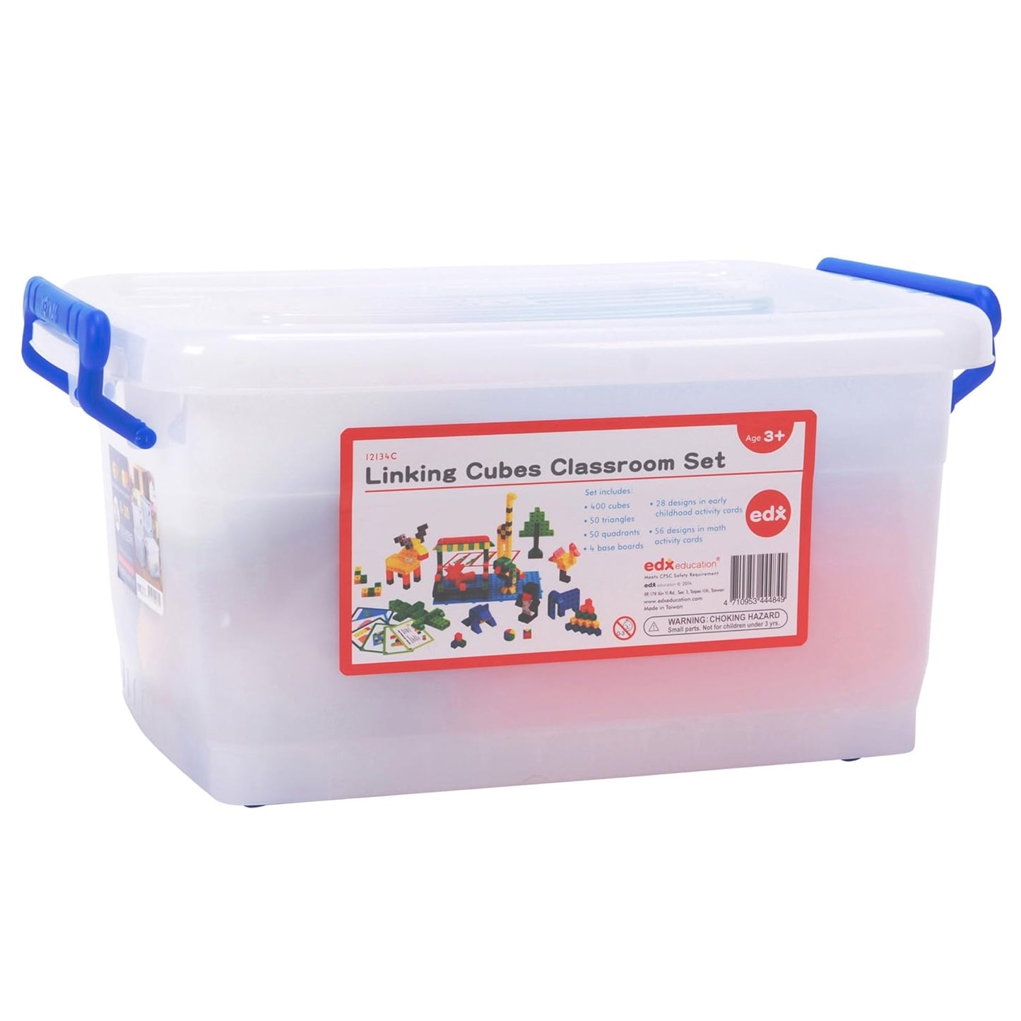 Learning Advantage CTU12134 Linking Cubes Classroom Activity Set, 2cm Size (Pack of 546)