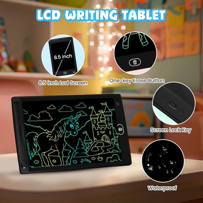 20 Pack LCD Writing Tablet for Kids - Erasable and Reusable Toddler Doodle Board in 8.5 inch, Ideal Drawing Pad for Learning Toy for Ages 3-8, Gift for Girls Boys (20 Pack)