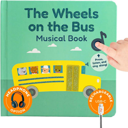 Cali's Books Alphabet Book for Toddlers 1-3 - Learn ABC, Musical Books for Kids, Interactive Talking Baby Toddler Sound Book, Educational Song Learning Toys, Singing and Speech Music Toy for Babies