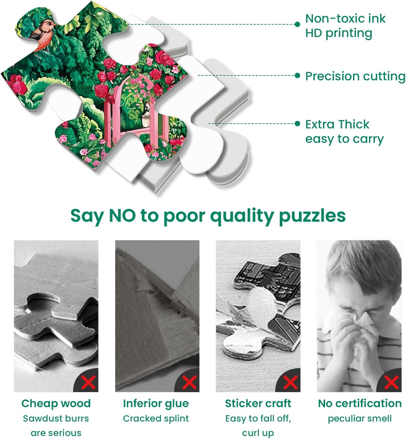 300 Piece Puzzles for Adults,Beautiful Nature Landscape Puzzle for Adults Kids Seniors,Recycled Cardboard Unique House Puzzle 300 Piece,Challenging Family Game Great Gift for Family Friends,20.5x15 in