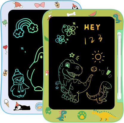 Genialba LCD Writing Tablet for Kids, Colorful Screen Drawing Board for 3-7 Year Old Boys & Girls - Educational Toys for Birthday & Christmas (Penguin)