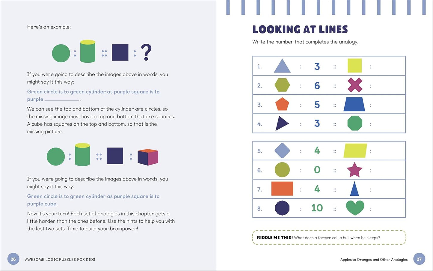Awesome Logic Puzzles for Kids: 60 Clever Brain Games and Puzzles