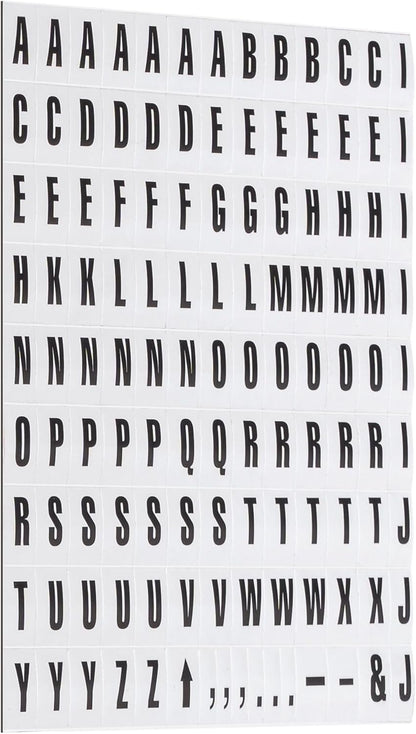 MasterVision Interchangeable Magnetic Board Accessories, Numbers, Black, 0.75" h