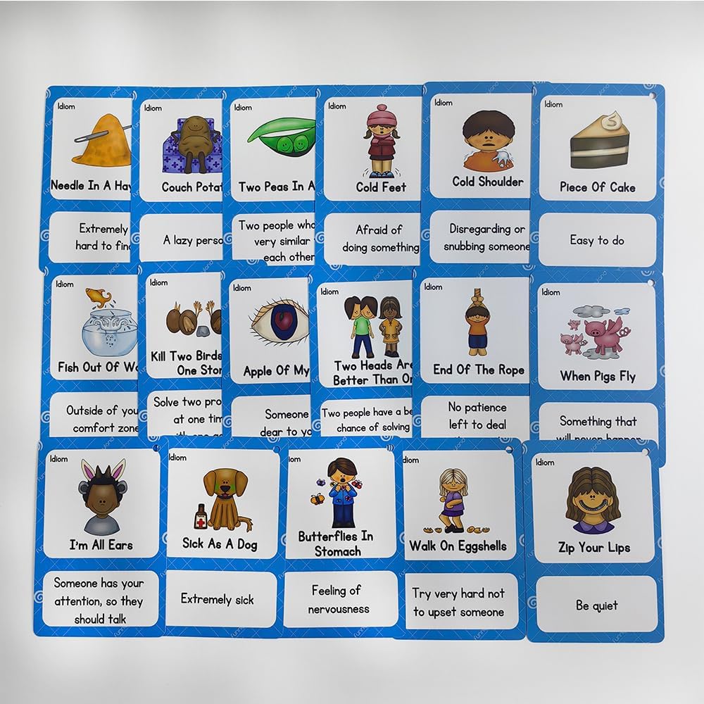 Lilias Irregular Past Tense Verbs English Grammar Double-Side Learning Flash Cards - 24 Card Set for Homeschool, Preschool, Primary School, ESL, Autism, Vocabulary Building