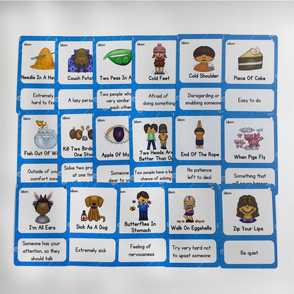 Lilias Irregular Past Tense Verbs English Grammar Double-Side Learning Flash Cards - 24 Card Set for Homeschool, Preschool, Primary School, ESL, Autism, Vocabulary Building