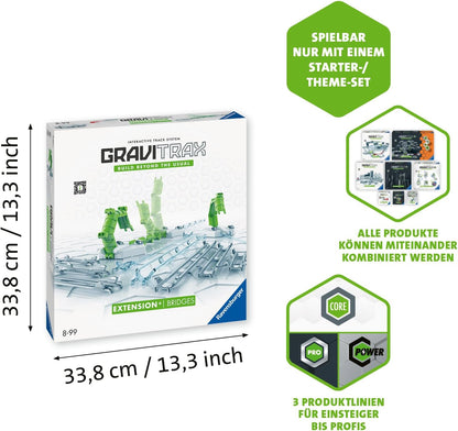 Ravensburger GraviTrax: Bridges Expansion Set | STEM Toy for Kids Ages 8 and Up | Compatible with All GraviTrax Systems | Ranked No.1 Marble Run System in The U.S