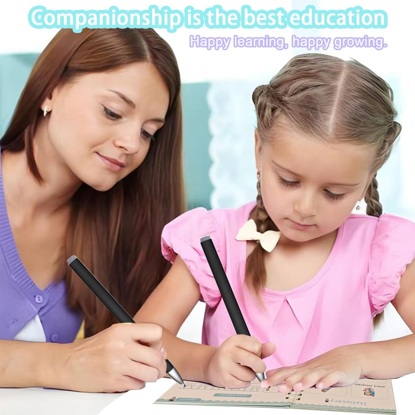 4 Pc Magic Grooved Practice Copybook,Reusable Letter Tracing Books,Handwriting Practice Book and Preschool Learning Activities, Writing Practice for Kids Ages 3-8 Calligraphy (4pc+Pens)（7.4in x 5.1in)