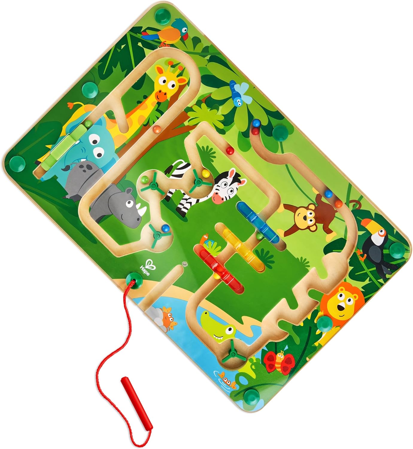Hape Wooden Jungle Magnetic Maze