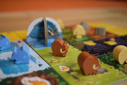Strategy Board Game Extension for Kids, Teens and Family, Tabletop Game Nights, Ages 8 & Up, 2 to 5 Players, Kingdomino Age of Giants Expansion by Blue Orange Games