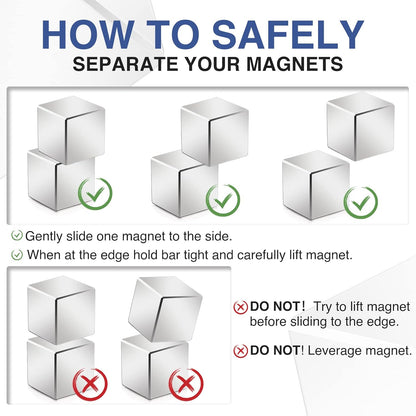MIKEDE Neodymium Magnet Super Strong, Super Strong Powerful Rare Earth Magnets for Stud Finder and Science Project- One Piece