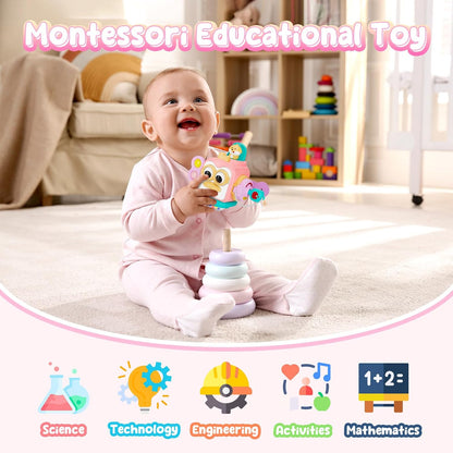 OSIMILY Montessori Toys for 1 Year Old, Busy Cube for 1 Year Old Boy Gifts,Sensory Toys for Toddlers 1-3,Fine Motor Skills Educational Toys,Birthday Gift for Baby Aged 6, 9, 10, 12, 18 Months