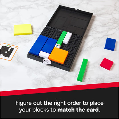 Rubik’s Cube, Gridlock Game, The Problem-Solving Puzzle Game Based on The Iconic Rubik’s Cube, Problem-Solving Brain Teaser, Classic Color-Matching Puzzle, 1 or More Players, for Ages 7 & Up