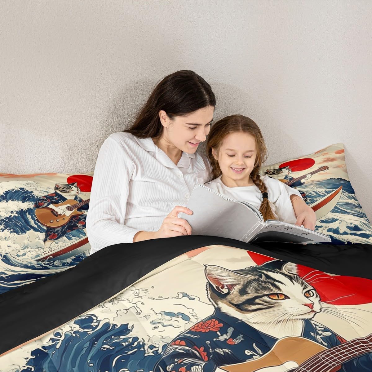 Erosebridal Drum Kit 3D Print Kids Comforter Sets Rock Music Themed Full Bedding Set for Boys Girls Musical Pattern Comforter Set,Colorful Retro Style Quilt Duvet 3 Pcs