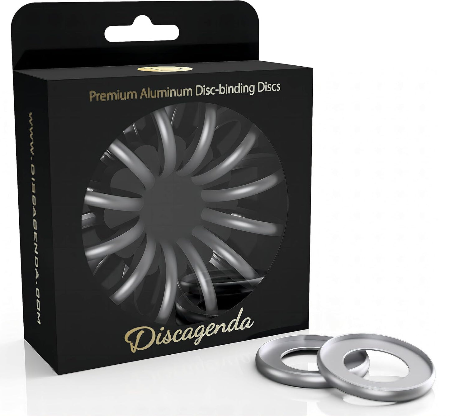 Discagenda Discbound Discs (Gold, 9 Piece 1.65in)