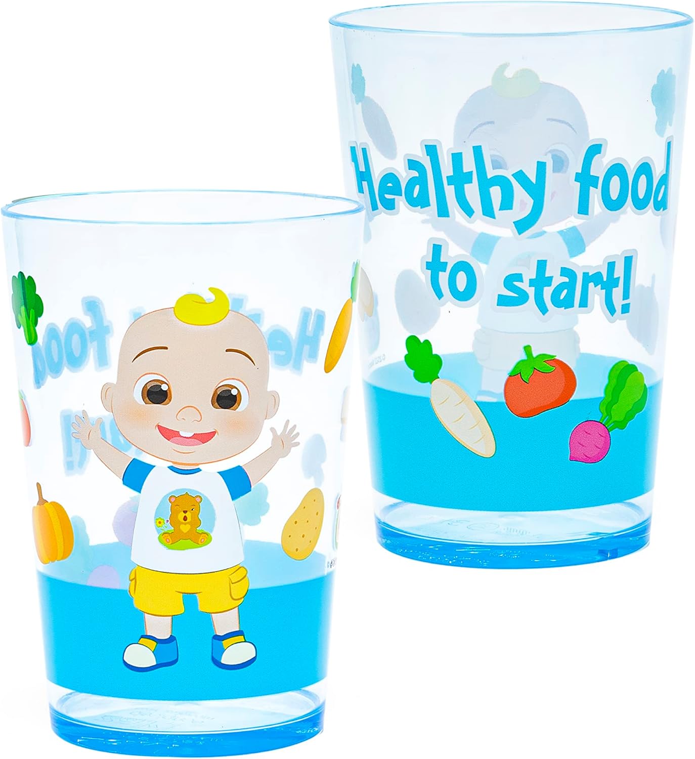 Zak Designs 14.5oz Disney Frozen 2 Nesting Tumbler Set Includes Durable Plastic Cups, Fun Drinkware is Perfect for Kids, 4pk (14.5oz, Anna & Elsa & Olaf)