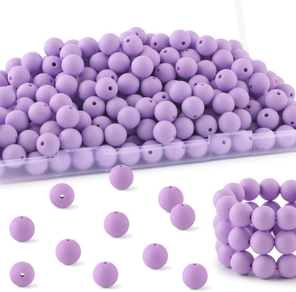 65Pcs 19mm Silicone Beads for Keychain Making Bracelet Necklace, Bulk Round Silicone Beads for Pens（Christmas Green） - Colors B