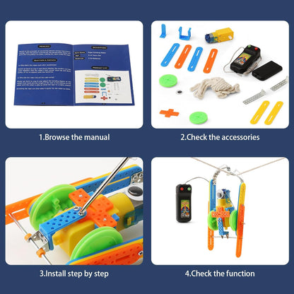 STEM Toys for Ages 8-13, Boys Crafts Robotics Science Kits for Kids Age 8-12, Robot Building Kit for Kids 8-10, Experiments Activities, Engineering STEM Toys 7+ 6 7 8 9 10 11 12 + Year Old Gifts