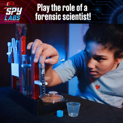 Spy Labs Inc: Forensic Investigation Kit by Thames & Kosmos | Includes Large Lab Setup to Collect & Analyze Evidence & Clues | Explore The Science of Detective Work | for Young Investigators