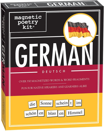 Magnetic Poetry - French Kit - Words for Refrigerator - Write Poems and Letters on the Fridge - Made in the USA