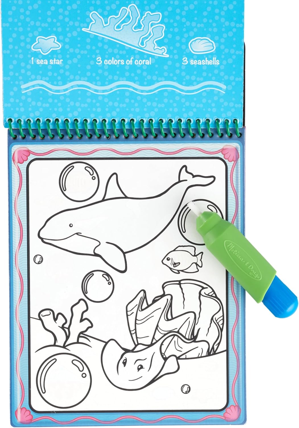 Melissa & Doug Water Wow! Reusable Water-Reveal Activity Pad 2-Pack - Vehicles, Animals Travel Toys, Party Favors, Mess Free Coloring Books for Kids Ages 3+ - FSC Certified