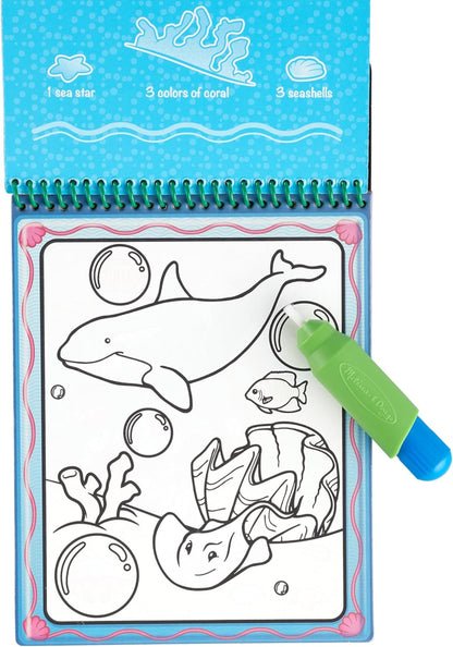 Melissa & Doug Water Wow! Reusable Water-Reveal Activity Pad 2-Pack - Vehicles, Animals Travel Toys, Party Favors, Mess Free Coloring Books for Kids Ages 3+ - FSC Certified