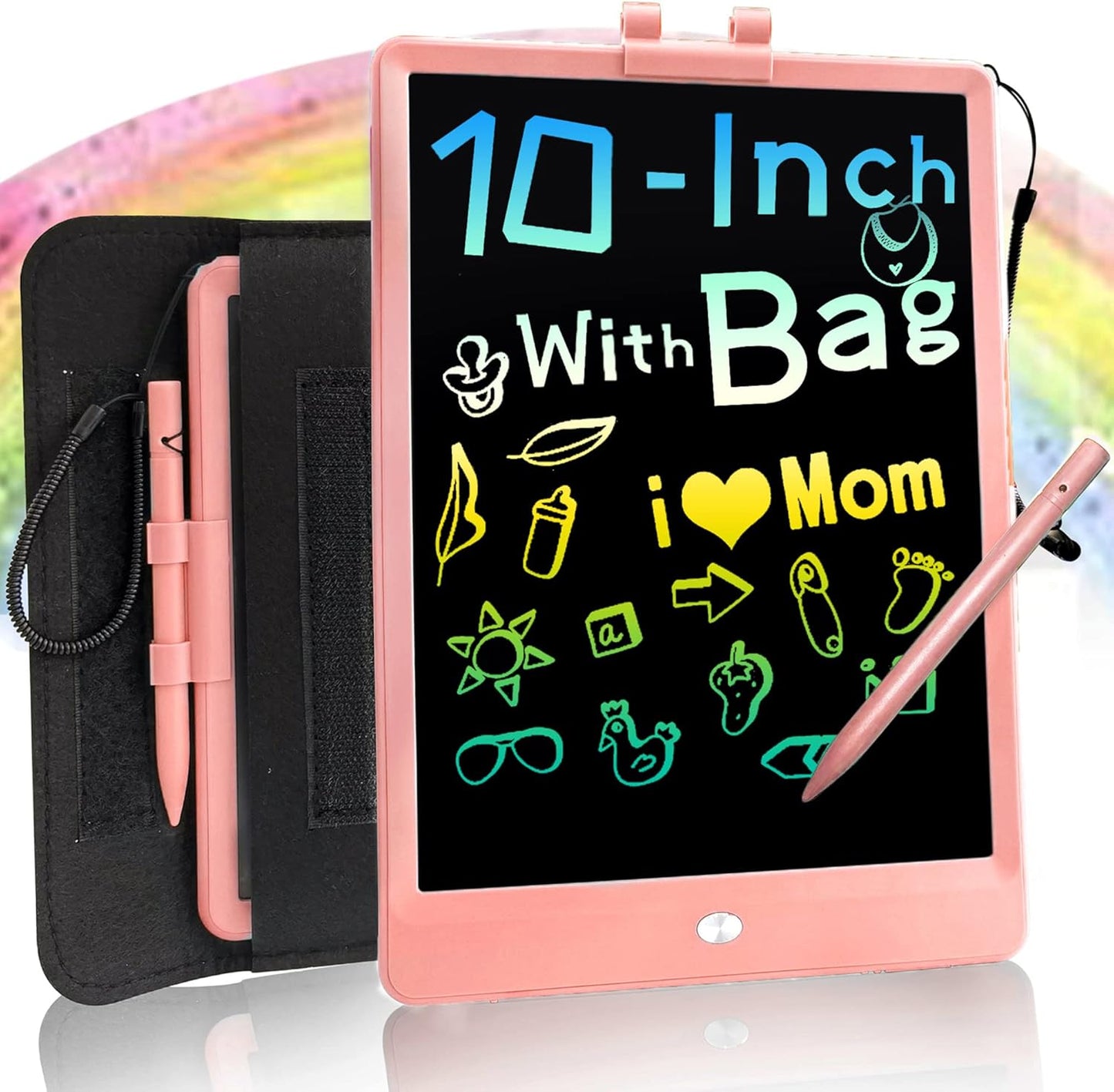 2 Pack LCD Writing Tablet for Kids Doodle Board 10 Inch, Electronic Drawing Tablet Drawing Pads, LEYAOYAO Drawing Board Learning Educational Toddler Toy - Gift for 3-6 Years Old Boys Girls